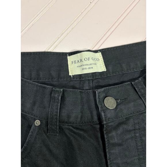 Fear Of God Fourth Collection 2015-2016 Mens Jean in Black Size 32 - Picture 6 of 7